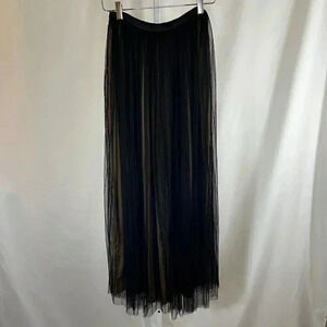 Mossimo Dutti Size 2 Tulle Skirt Black Lined Party